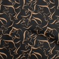 thumbnail image 1 of oneOone Polyester Spandex Black Fabric Floral & Sewing Craft Projects Fabric Prints By Yard 56 Inch Wide, 1 of 4