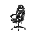 thumbnail image 4 of BeesClover Ergonomic Gaming Chair with Footrest & Adjustable Headrest - Height-Adjustable Computer Office Chair, 90°-160° Recline Lock, Sturdy Gas Lift, 4 of 7