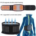 thumbnail image 2 of Heating Pad For Back Pain Massage - Heated Waist Belt Wrap - Belly And Back Pain Relief Lumbar Spine Stomach Arthritis(M), 2 of 5