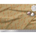 thumbnail image 3 of Soimoi Poly Georgette Fabric Stripe & Giraffe Animal Printed Fabric 1 Yard 52 Inch Wide, 3 of 3