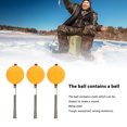 thumbnail image 4 of Outdoor 10 PCS Ice Fishing Pole Spring Ball Tip Built In Beads Yellow Waterproof Ice Fishing Spring Rod Top Tip For Reservoir Fishing, 4 of 8