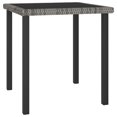 thumbnail image 1 of vidaXL Garden Dining Table Grey 70x70x73 cm Poly Rattan, 1 of 4