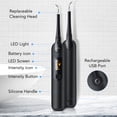 thumbnail image 4 of AFD Electric Plaque Remover for Teeth, Ultrasonic Tooth Cleaner Dental Calculus Remover with LED Display Teeth Cleaning Kit Safe for Both Adult Kids (Black-A), 4 of 8