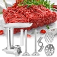 thumbnail image 1 of Meat Grinder Attachment for Kitchenaid Mixer  Metal Food Grinder Attachment Durable Meat Food Processor Attachment for KitchenAid Stand Mixers Includes Sausage Filler Tubers - by, 1 of 7