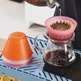 thumbnail image 4 of Pour Over Coffee Maker, Food Grade Flat Bottom Slow Filter Cone Single Cup Coffee Filter for Home Restaurant Camping, 4 of 7