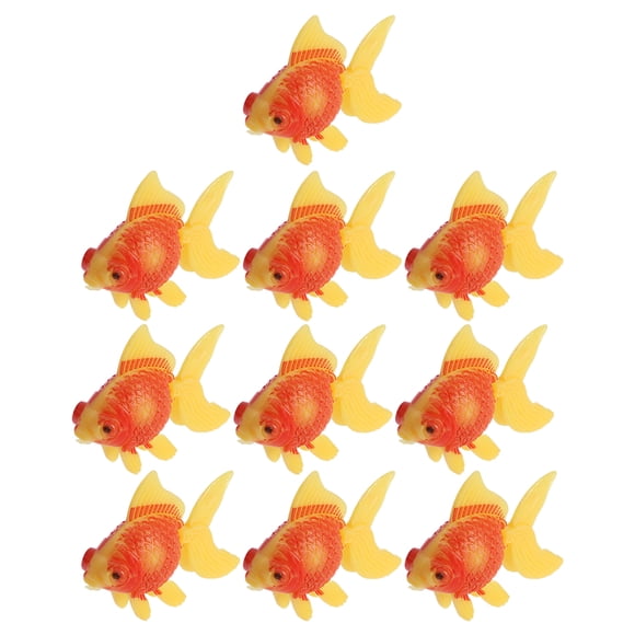 FRCOLOR Fake Fish 3pcs Fish Tank Fake Carps Aquarium Landscaping Fish Decorations (Assorted Color),1.97"X1.57"X0.39"