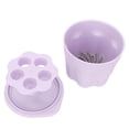 thumbnail image 1 of Silicone Brushes Cleansing Bowl, Remove Grease Prevent Damage 5 Holes Drying Rack Makeup Brush Cleansing Bowl  For Salon Use, 1 of 7