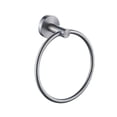 thumbnail image 2 of Towel Holder Stainless Steel Practical Fixing Rings Hanging Rack Exquisite Convenient Hanger Stand for Home Bathroom Kitchen Use Silver, 2 of 7