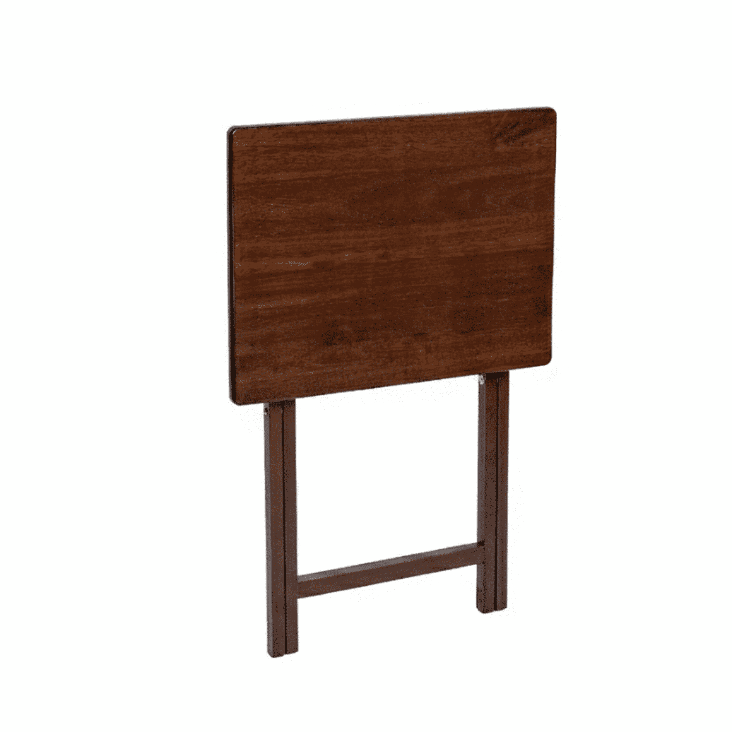 Mainstays Indoor Folding Table Walnut