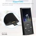 thumbnail image 4 of MP3 Player 64GB Supported MP3 Player Portable Lossless Sound MP3 Music Player, 4 of 5