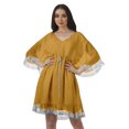 thumbnail image 1 of Moomaya Robes d'Été en Georgette Imprimée Femmes Plage Hawaïennes Mini Robes Femmes, 1 of 6