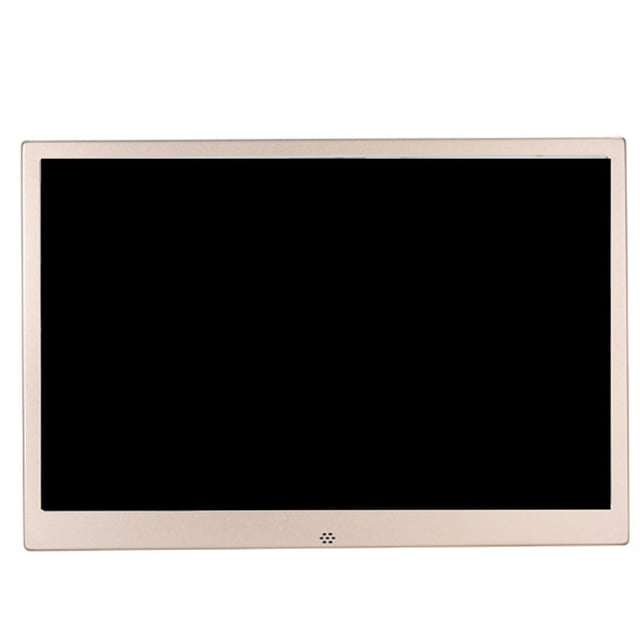 HAOAN15 Pouces Cadre Photo Numérique Intelligent 32 Go Lecture Contenu Écran TN Lecteur de Musique avant Haut-Parleur Vitesse Réglable pour Lire des Films Noir