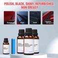 thumbnail image 4 of Jubipavy Ensemble de 30ml d'Agent de Rénovation en Plastique pour Décoration Intérieure Automobile Agent de Rénovation pour Panneau d'Instruments Polissage Plastique Cuir, 4 of 4