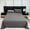 Dark Gray, variant on Plain Cotton Bed Sheet – Skin-Friendly, Wrinkle-Resistant, 120x230cm, Dark Gray