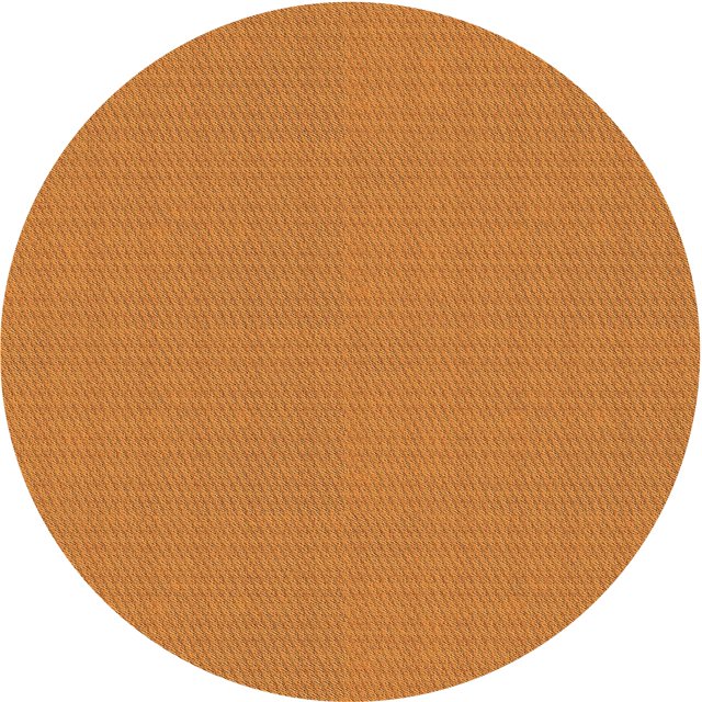 Ahgly Company Machine Washable Indoor Round Transitional Orange Red Orange Area Rugs, 5' Round