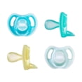 thumbnail image 1 of Tommee Tippee Ultra-Light Silicone Pacifier, Symmetrical One-Piece Design, BPA-Free Silicone Binkies, 6-18m, 4 Count, 1 of 6