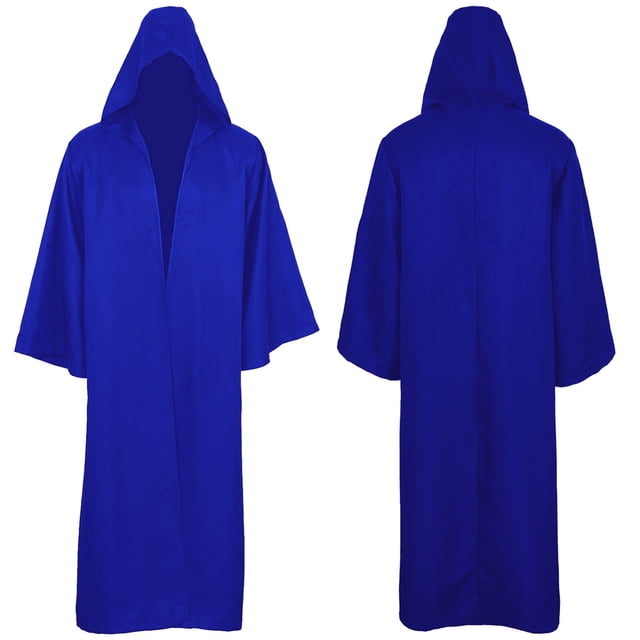 LSLJS Womens Adult Hooded Gown Long Sleeve Cloak Uniform, Cape Coat