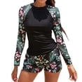 thumbnail image 1 of Women'S New Swimsuit Conservative Split Surfing Suit Swimwears Rash Guards S, 1 of 7