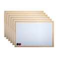 thumbnail image 1 of Office Works Petit tableau blanc magnétique effaçable à sec en bois, 1 of 5