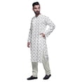 thumbnail image 2 of Atasi Kurta-Pyjama Long en Coton Imprimé pour Hommes, Kurta-Pyjama Décontracté de Designer, Vêtements, 2 of 5