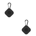 thumbnail image 4 of Ruiboury For Airtags Silicone Protective Sleeve For Locator Anti-lost Device Protective Sleeve Dropship Black 2Set, 4 of 6