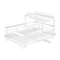 thumbnail image 2 of Clearance Sales Hot6slKitchen Goodies,Dish Drying Rack Dish Drainer for Kitchen Counter with Utensil 2 Tier Dish Rack with Drainboard Space Saving Large Capacity and Easy to Installation Carbon, 2 of 6