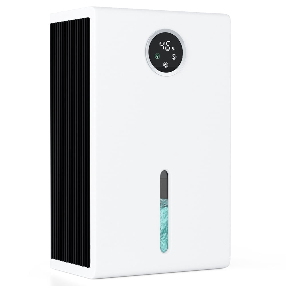 Dehumidifier for Home up to 1000 Sq Ft, 120oz/3.5L Tank, 40oz/Day, Ultra Quiet 30dB, Energy Saving, with Auto Shut-Off & 7-Color Light, Portable for Bedroom, Bathroom, Basement