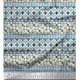 thumbnail image 1 of Soimoi Cotton Cambric Fabric Aztec Geometric Decor Fabric Printed Yard 42 Inch Wide, 1 of 3
