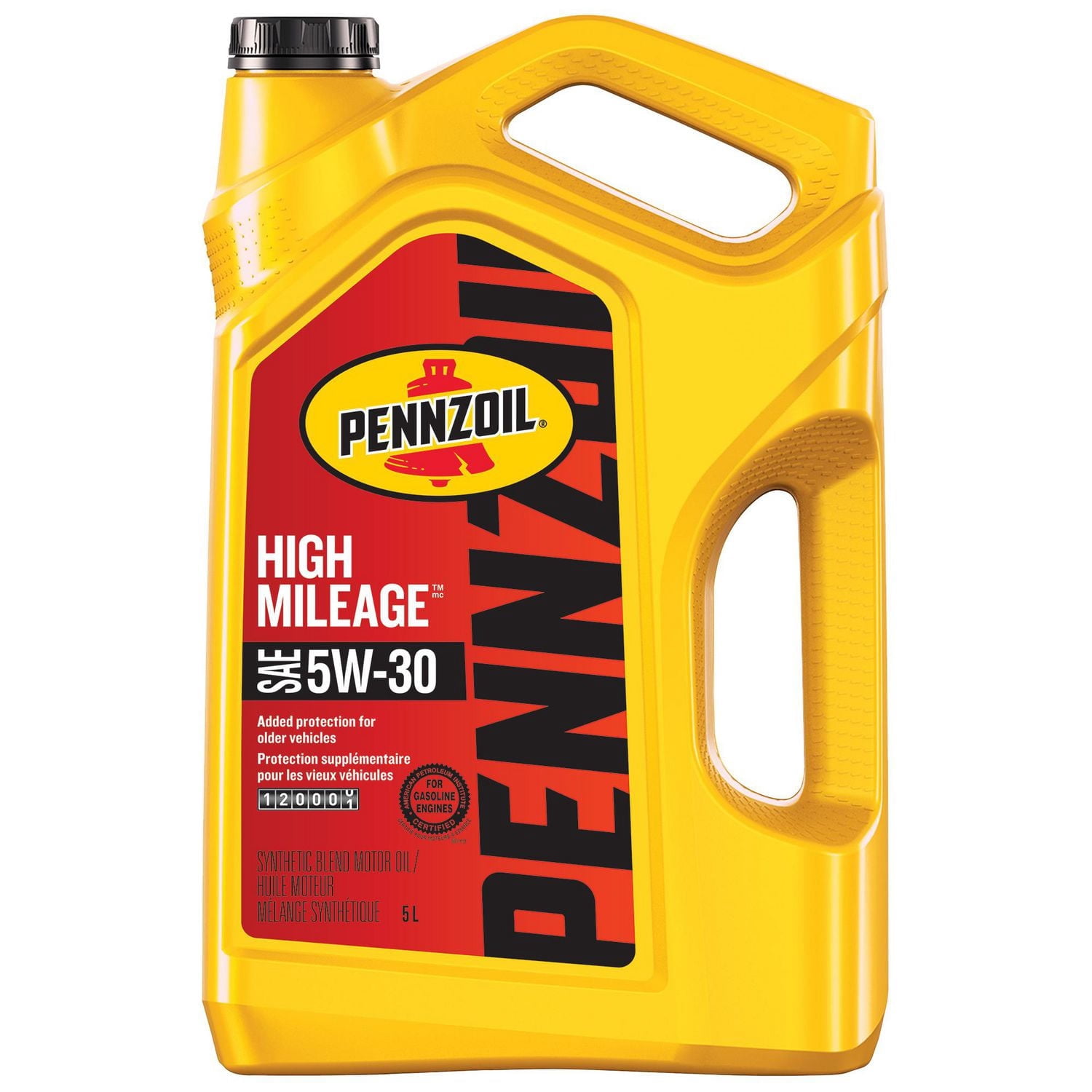 Pennzoil 5W30 High Mileage Oil 5L