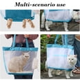 thumbnail image 4 of Tyidzon Transparent Nylon Mesh Cats Bag Portable Pet Bag Foldable Handheld Cats Bag, 4 of 6