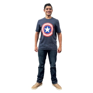 Marvel T-shirt à manches courtes Captain des années 80 pour hommes