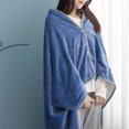 thumbnail image 2 of Blanket Doublelayer Tartan Lady Winter Scarf Wrap Multifunction Plaid Warm Shawl Home Textiles Multipurpose Blanket Soft Breathable Machine Washable All-Season Throw Blanket for Hot Sleepers, 2 of 4