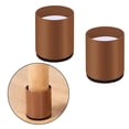 thumbnail image 3 of GROWTH TANK Furniture Bed Riser Chair Leg Lifts Couch Lifter Round 6x5cm Brown, 3 of 9