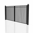 thumbnail image 2 of ALEKO Madrid Style Steel 14 x 6 ft Dual Black Driveway Gate, 2 of 13
