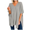 thumbnail image 1 of Birdeem Manteau Tricoté à Manches pour Femmes Chandail Col en V Ample Mode, 1 of 1
