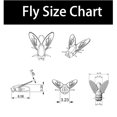 thumbnail image 3 of fastboy 20pcs/set 20PCS Soft Bionic Fly Fishing Bait Set With Rotating Blade 20PCS Bionic Fly Fishing Bait A M, 3 of 6