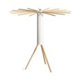 thumbnail image 1 of Tripod Clothes Drying Rack Space Saving Easy to Assemble Floor Stand Coat Hanger, 1 of 8