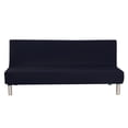 thumbnail image 2 of 2024 Futon Slipcover Armless Sofa Covers Stretch Sofa Bed Slipcover Protector Elastic (Light Gray Animal), 2 of 8