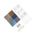 thumbnail image 4 of Langgg Sashiko Coaster Kit Embroidery Starter Kit Craft Art Quilting for Set A, 4 of 6