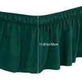 thumbnail image 2 of WIFKLSIIPG Solid Color Bedding Elastic Bed Apron Dust Proof Bedspread Non Bed Skirt *Green(Green), 2 of 8