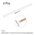 thumbnail image 2 of Unique Bargains 2mm Dia. 300mm Length Solid Copper Round Rod Lathe Bar Stock for DIY Craft 2pack, 2 of 4