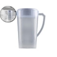 thumbnail image 1 of Dvruxg 3L Water Pitcher with Lid, Unbreakable Plastic Iced Tea Juice Lemonade Jug Kettle Container Leakproof Lid BPA Free Fridge Door Water Jug for Home Kitchen, 1 of 5