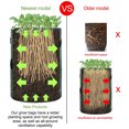 thumbnail image 4 of Agiferg 4pcs DIY Potato Grows Planter PE Cloth Planting Container Bag Thicken Garden Pot, 4 of 6
