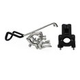 thumbnail image 1 of Stainless Steel Rail Mounted Clamp for Boat Adjustable Boat Fishing Rod Bracket, 1 of 9