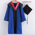 thumbnail image 3 of 1 Ensemble de Graduation Uniforme Super Doux Usure Polyester Résistant Chapeau de Bachelor Graduation Manteau Photo Accessoires Ensemble pour le Collège, 3 of 9