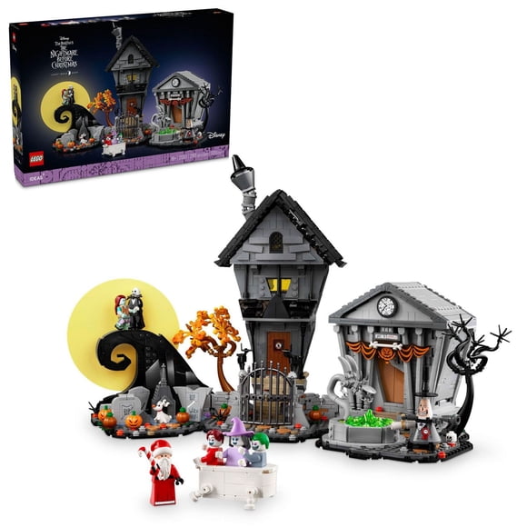 LEGO Ideas L’étrange Noël de monsieur Jack de Tim Burton et Disney 21351 Ensemble de construction (2193 pièces)
