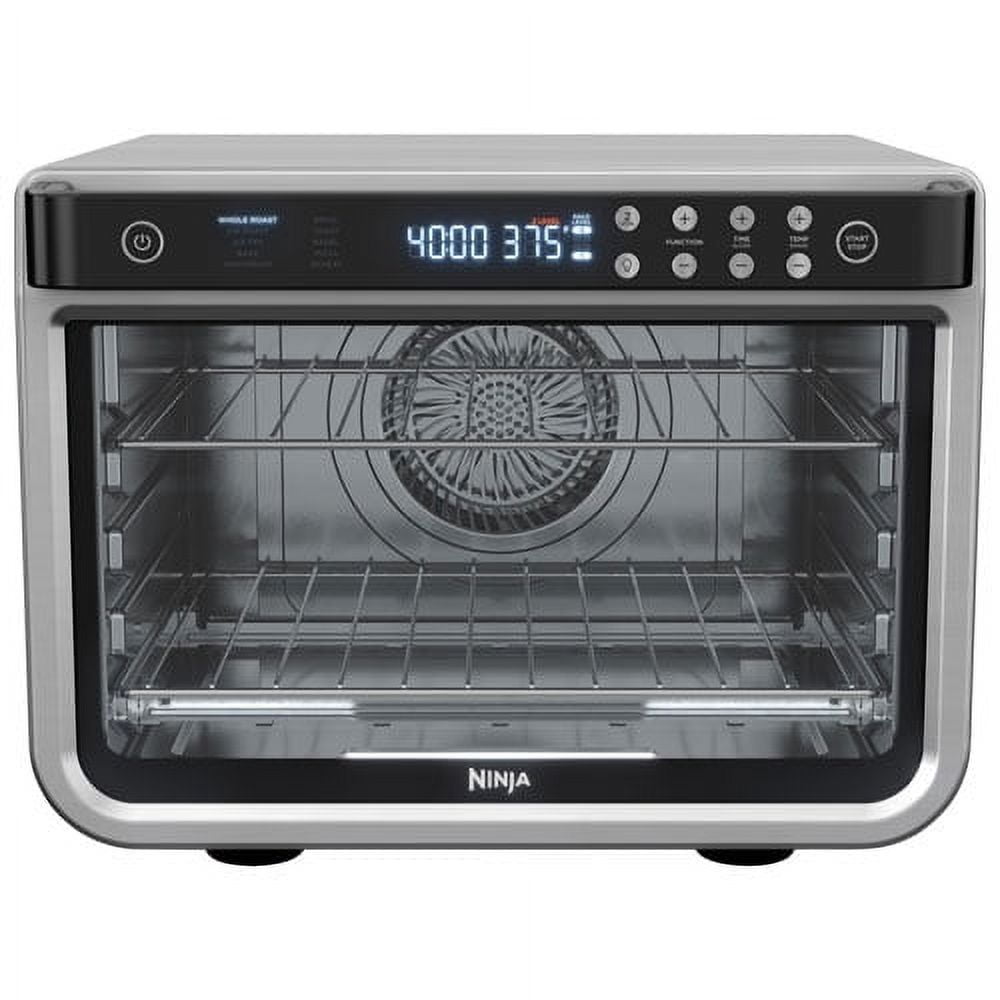Open Box - Ninja DT201, Foodi 10-in-1 XL Pro Air Fry Oven, Large Countertop Convection Oven, Digital Toaster Oven, Stainless, 1800W