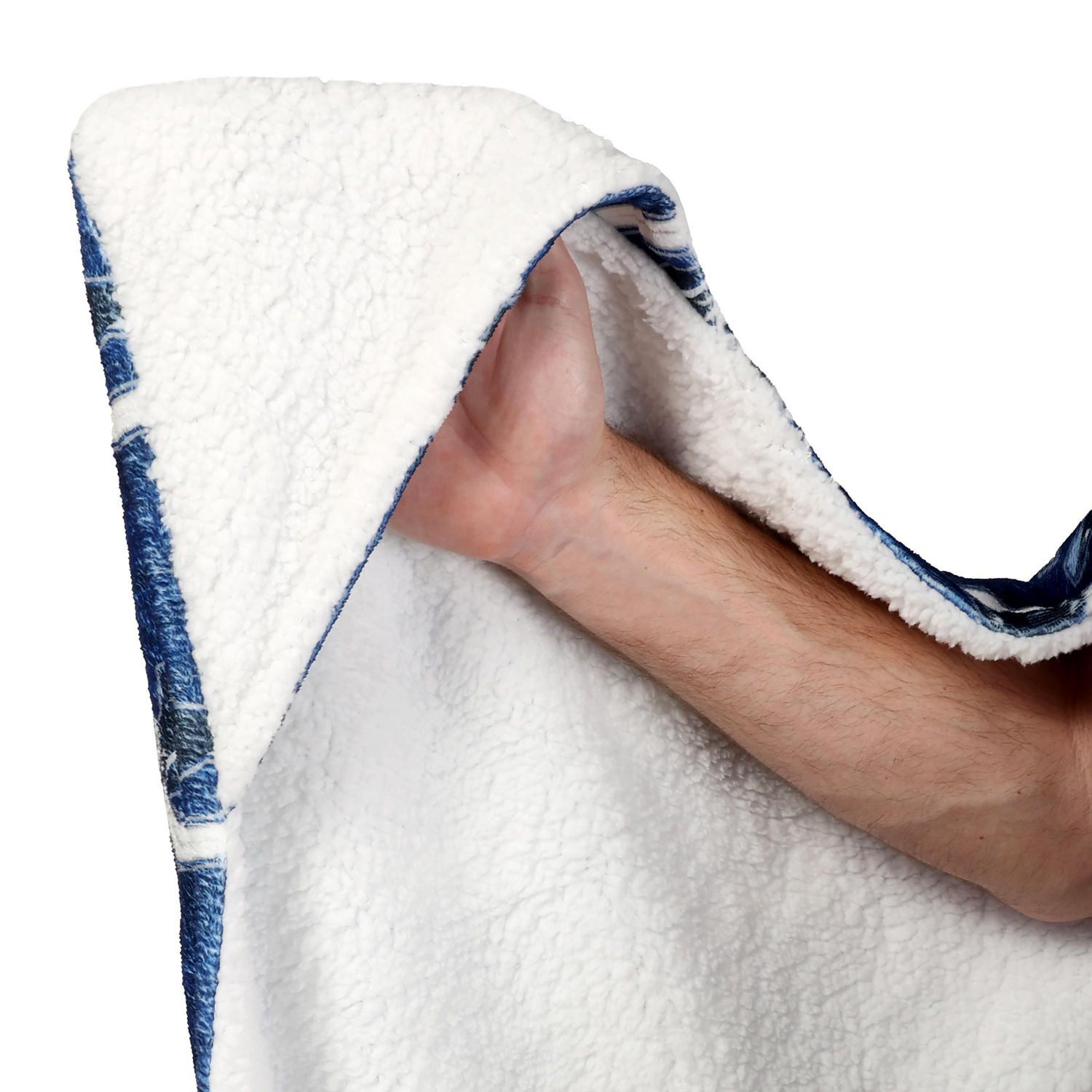 Couverture à capuche des Vancouver Canucks de la LNH (50 x 70 po)