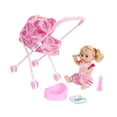 thumbnail image 2 of TISHITA Ensemble de 5 Pcs de Jouets Poupée Bébé avec Poupée Bébé pour Filles Enfants de 0 à 2 Ans Fraise, 2 of 8