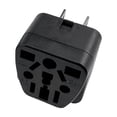 thumbnail image 1 of Fokuz Two Pin Turn Three Pin Two Hole Turn Three Hole Standard 10A Conversion Plug Plug Turn To 2 Flat Plug, 1 of 6